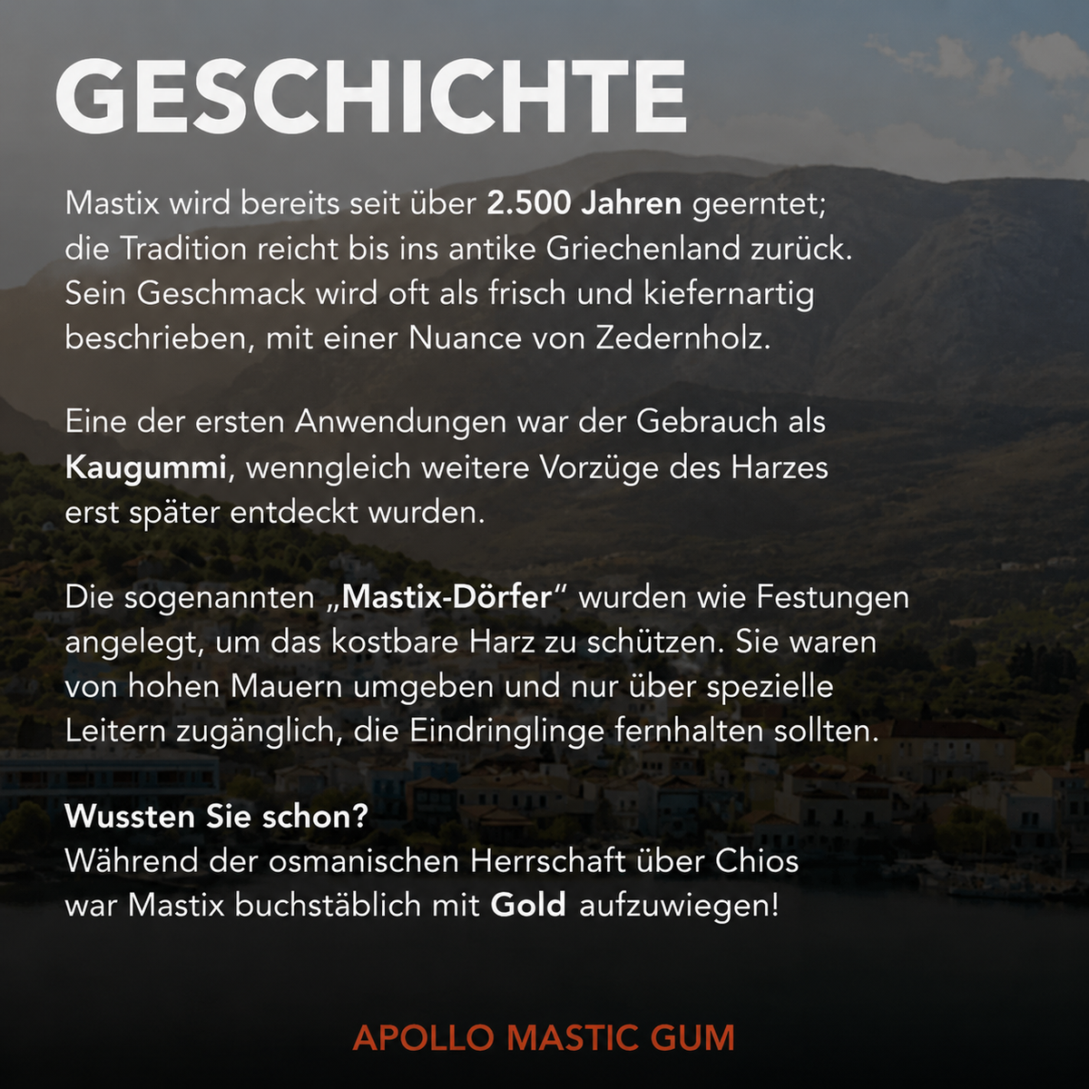Apollo Mastix-Kaugummi® 25g
