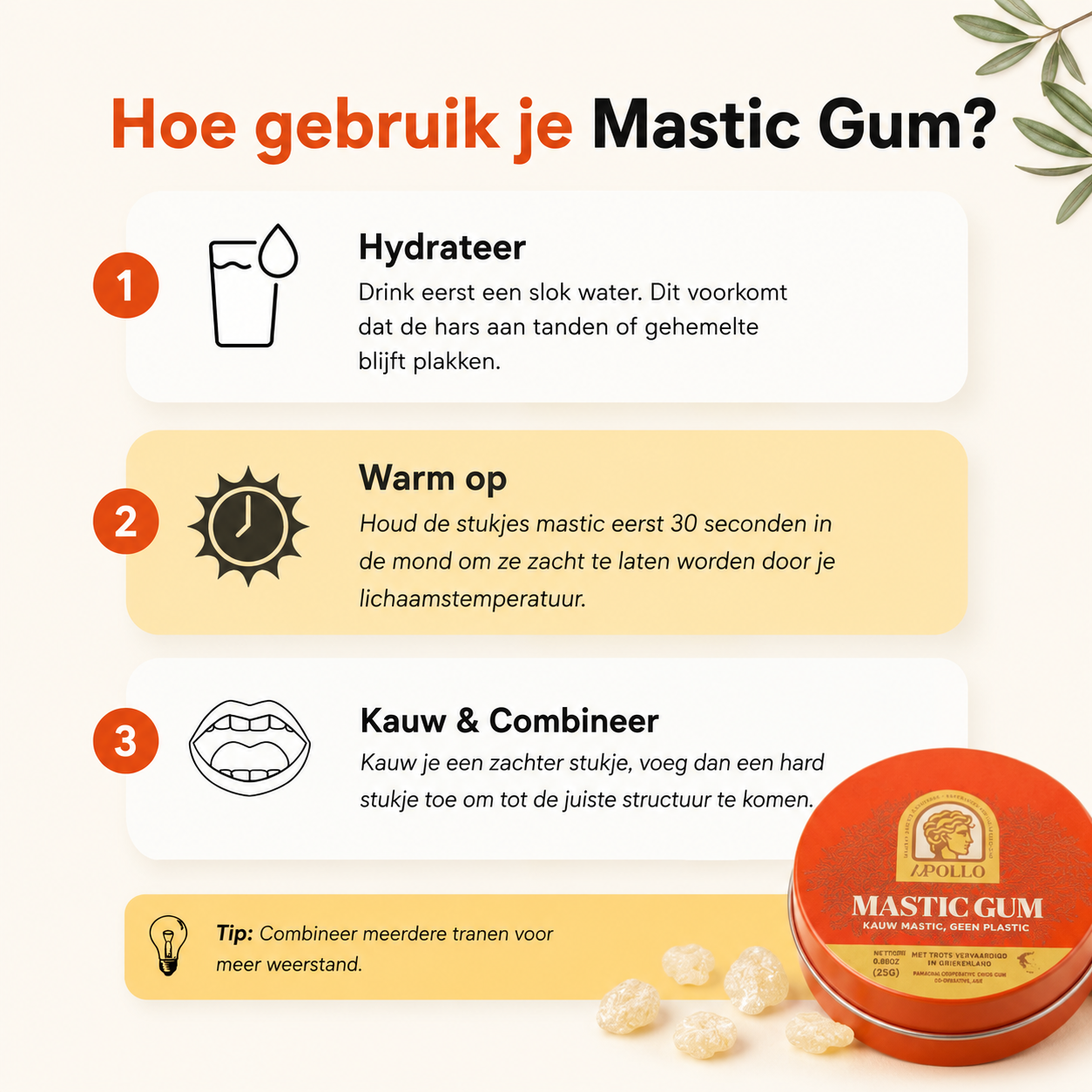 Apollo Mastix-Kaugummi® 25g